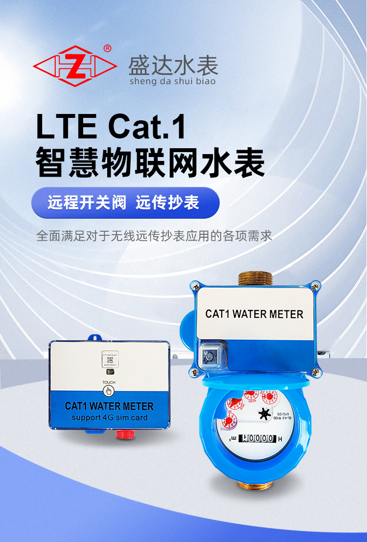 Cat.1无线远传智能水表
